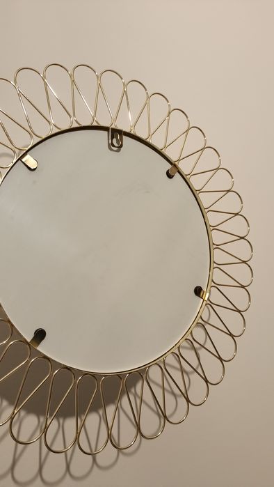 Lustro glamour, kolor złoty