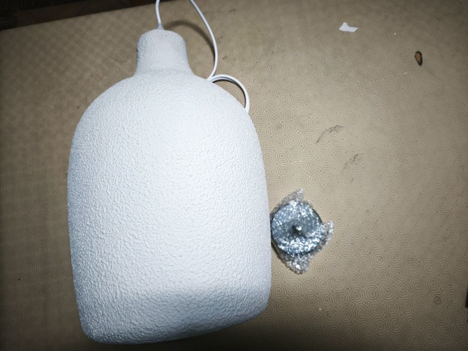 Candeeiro elegante imitação pedra