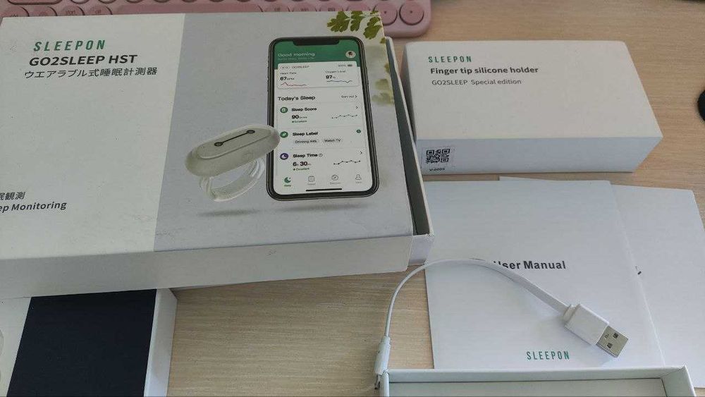 пристрій SLEEPON GO2SLEEP HST для моніторингу сну з аксесуарами