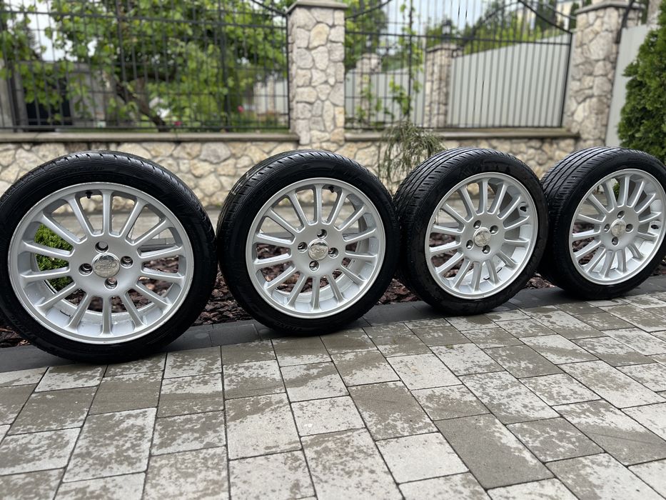 Оригінальні диски Ford  R17 4x108 Borbet + літні шини Viking 215/45