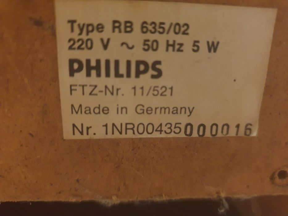 Radio philips RB 365/02