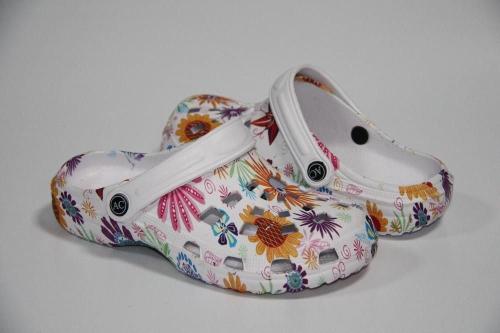 Klapki American kwiaty ala croksy 36 - 41 nowe!!!
