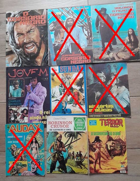 Revistas de BD antigas