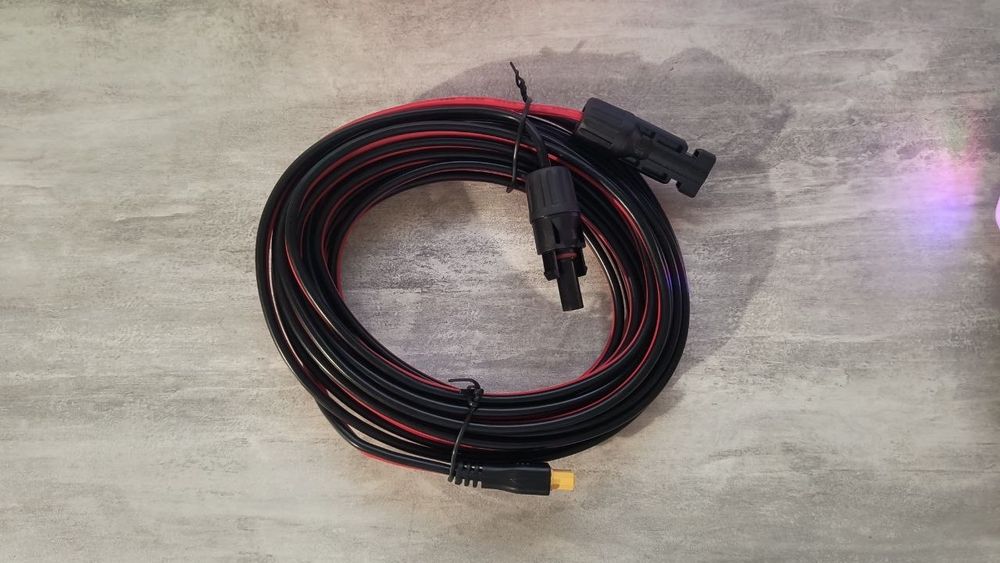 Перехідний кабель сонячної панелі 6м 12 AWG до XT60