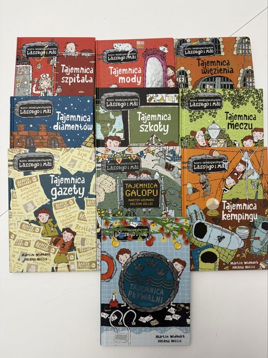 Detektywistyczne przygody Lassego i Mai 10 szt