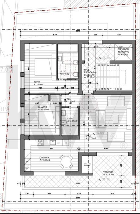 T2 Ultimo Andar Com 147,5M2 De Area Bruta, Prédio Com 3 Frações, Garag