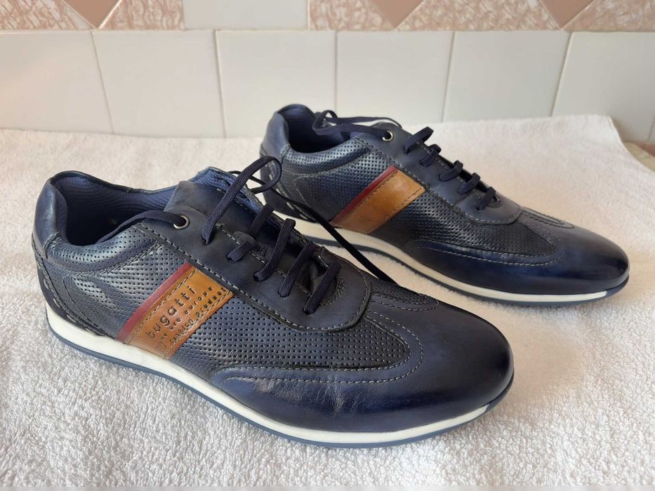 Туфлі шкіряні чоловічі Bugatti