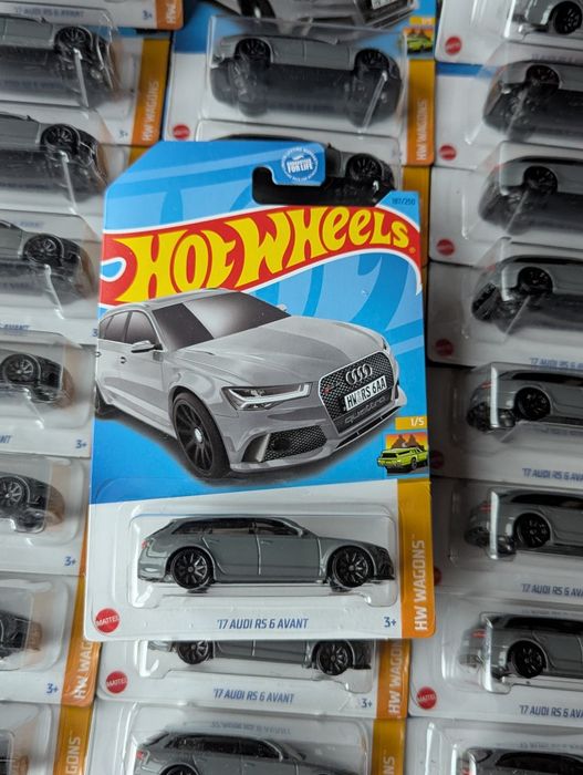 Хот вілс Ауді рс6 dollar 17 avant сіра  hot wheels audi rs6 nardo gray