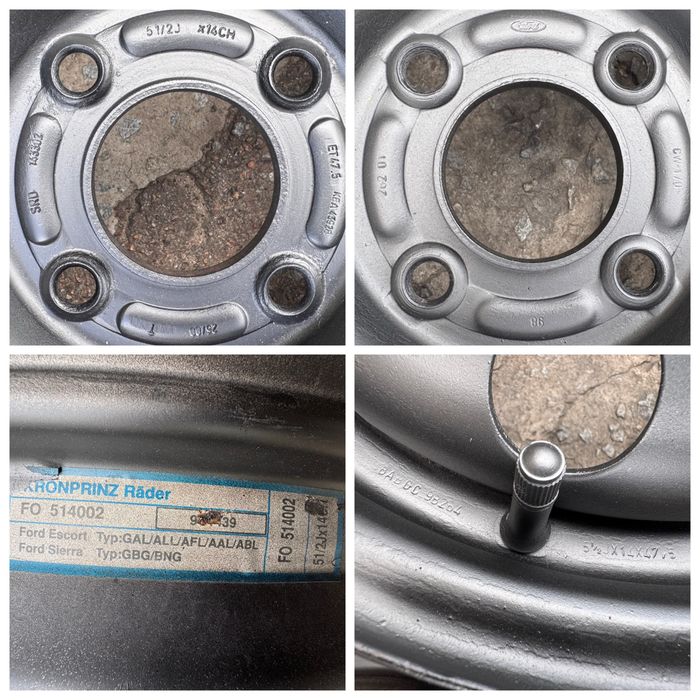 Диски r14 4x108 ET-37.5/41/47.5 на Ford Fiesta/Fusion/Mondeo/Focus/Sierra/Escort/Scorpio/Orion/Tourneo/Transit/Cougar/KA/Audi 80/100/Mazda 2/121