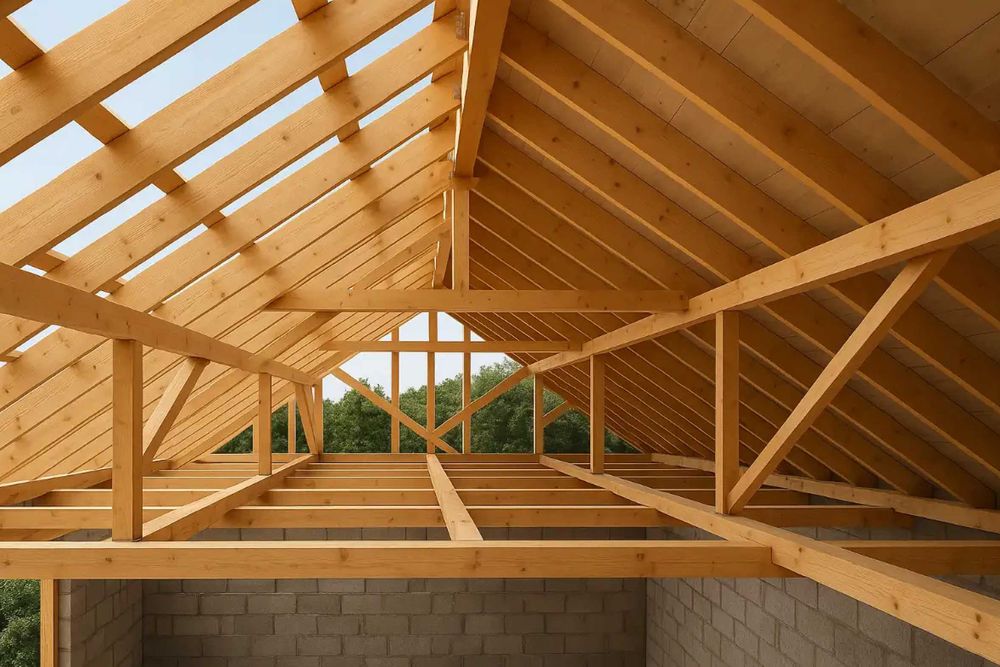 Więźba dachowa / Pelet / C24 / Deska szalunkowa / HDS / HUTNICZA 30