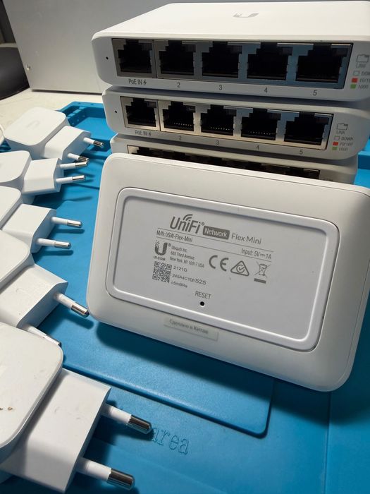 Zestaw 6x UniFi Flex Mini Switch 5 portowy