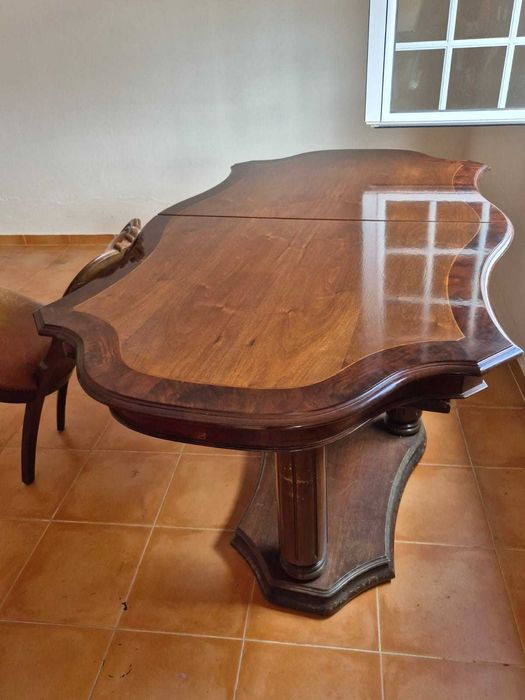 Mesa de Jantar Madeira Maciça Vintage