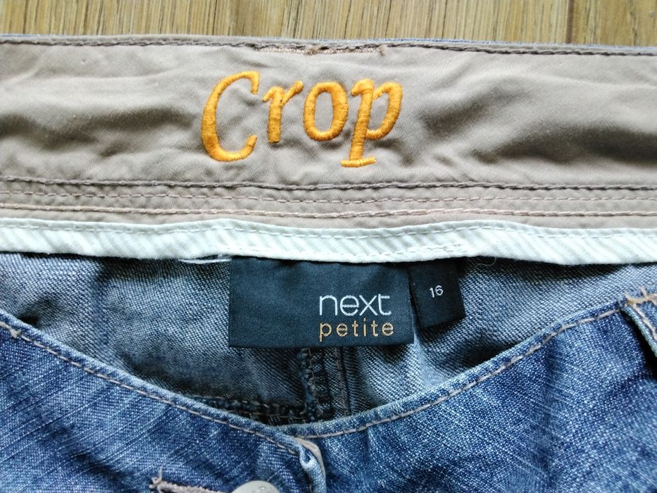 Spodnie jeansowe CROP roz 16