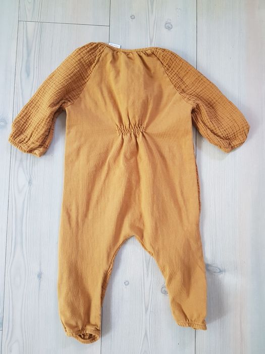 ZARA rampers kombinezon z muśliny 86 premium muślinowy tinycottons