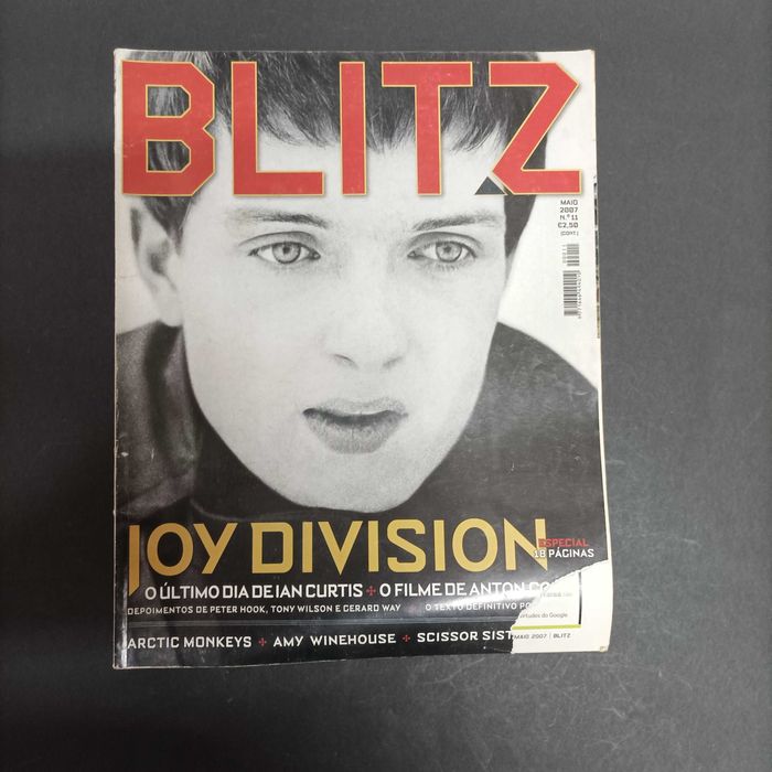 Revista Blitz Capa Joy Division