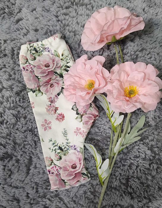 PREMIUM Leginsy bawełniane  Handmade dla noworodka NOWE