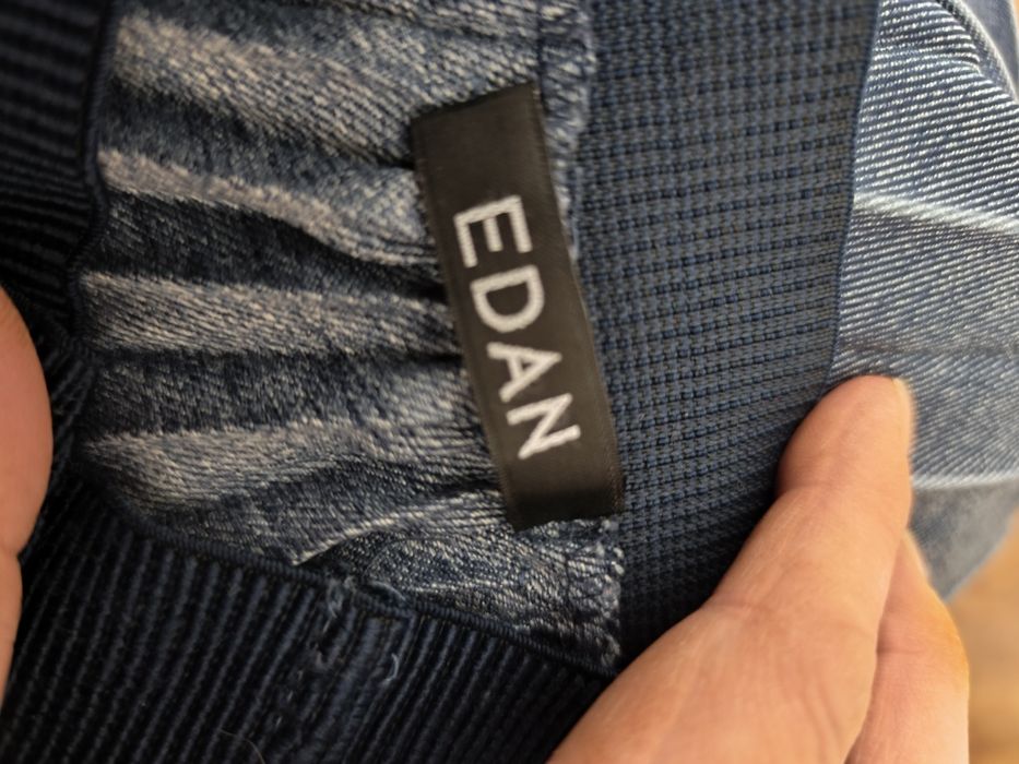 Spódnica midi plisowana jeans wiskoza m