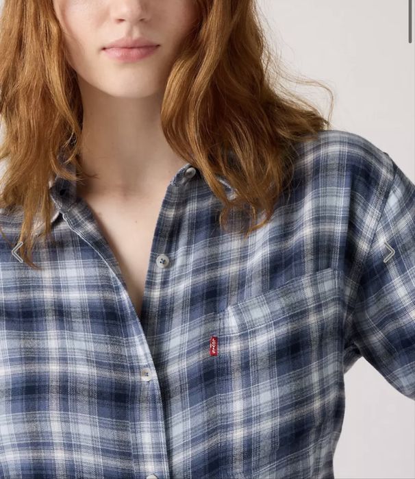 Жіноча фланелева сорочка рубашка levis