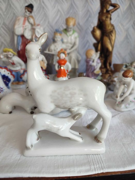 Фарфоровые статуэтки времён Ссср с дефектами