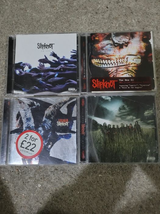 4 cds de música slipknot