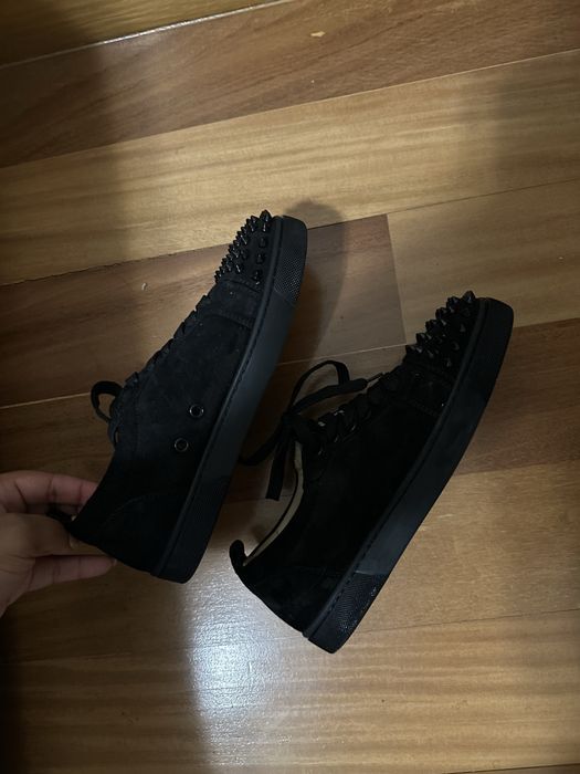 Tennis Louboutin Pretos com Picos