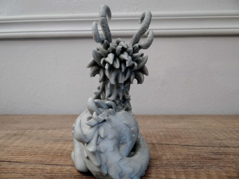 Smok dekoracja fantasy figurka statuetka rzeźba 12cm