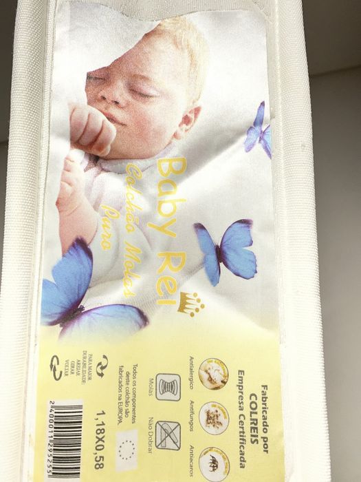 Colchao berço 118 cm*58cm Bebe
