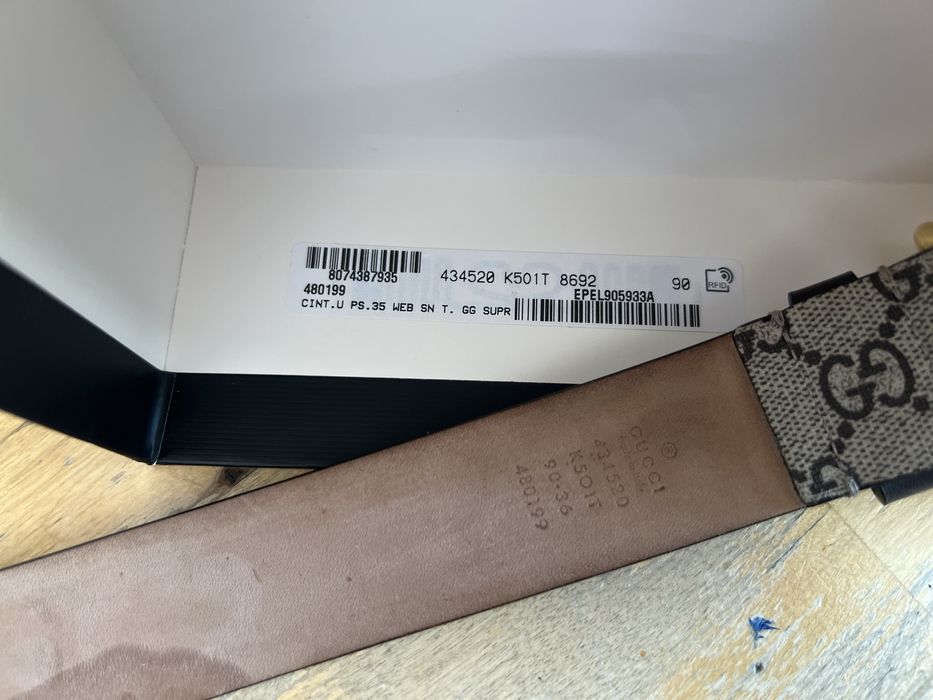 Pasek Gucci Snake 95