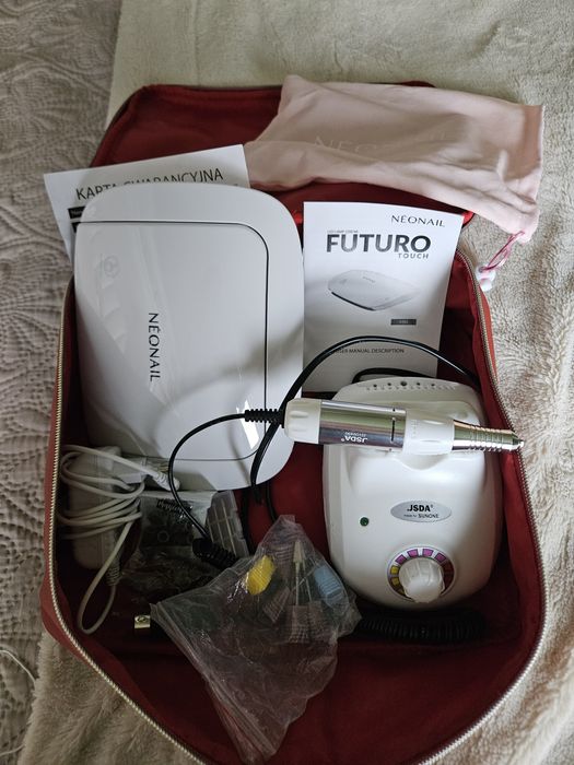 Zestaw frezarka o lampa uv do paznokci
