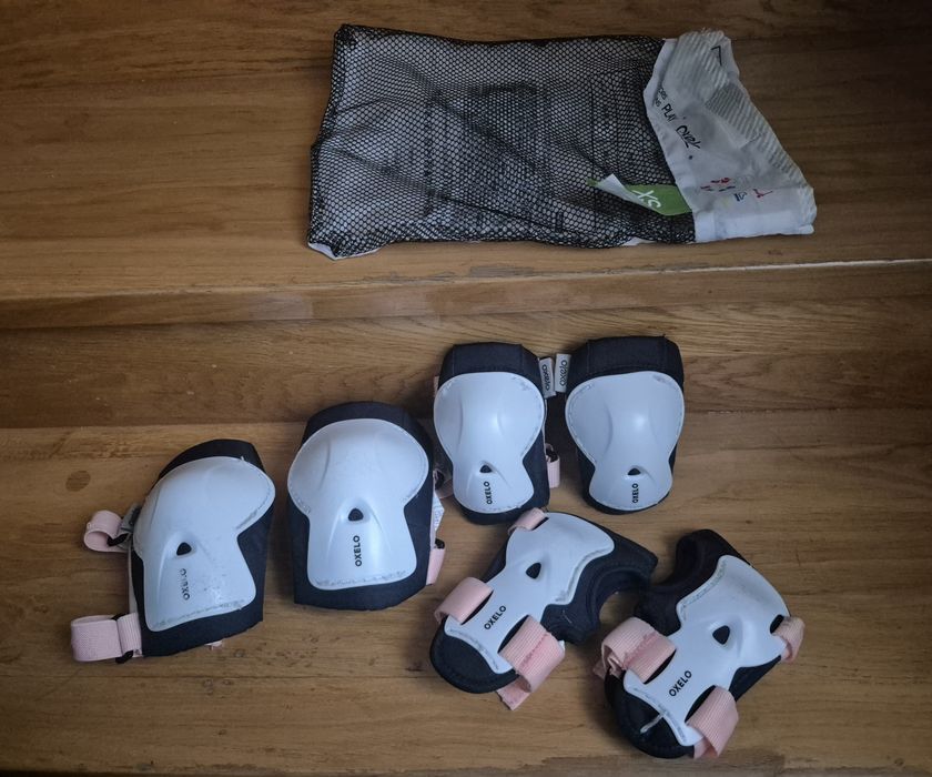 ROLKI oxelo w rozm. 35 - 38 i ochraniacze rozm. XS