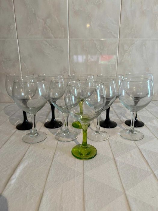 Conjunto de copos de vidro