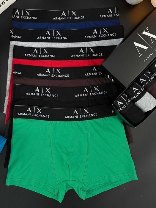 Чорні чоловічі труси Армані. Мужские черные трусы AX