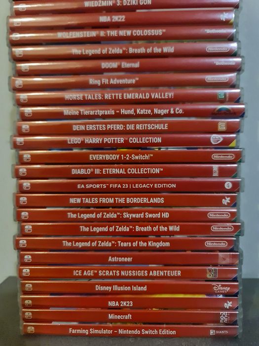 Super Gry Nintendo Switch Zelda Mario minecraft lego fifa.nba