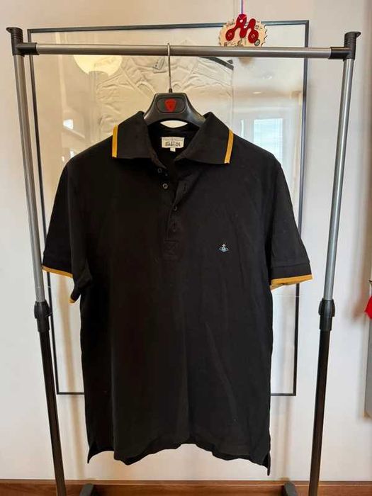 Koszulka Vivienne Westwood MAN Polo Black Shirt XXL