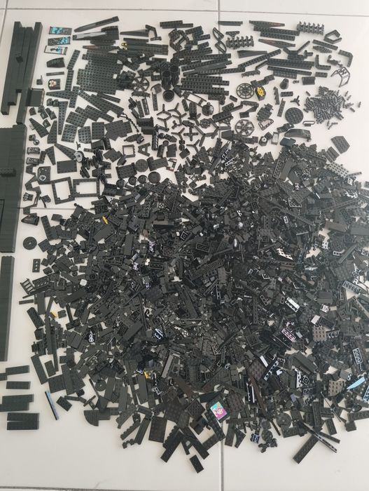 LEGO peças original cor preto