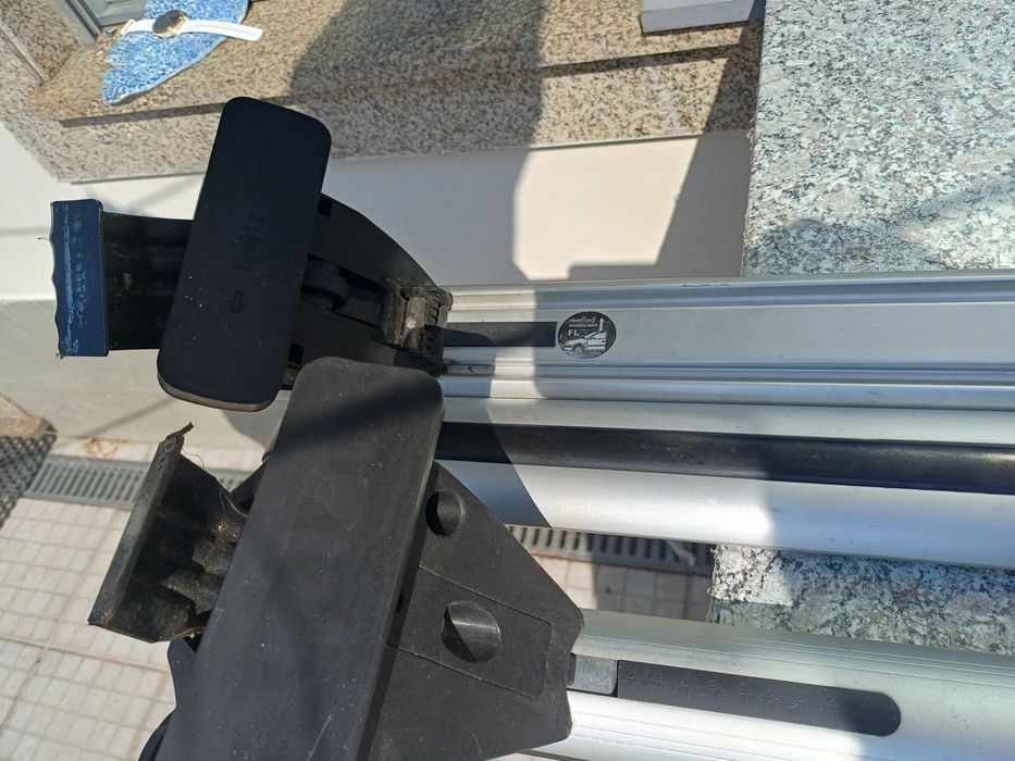 barras de teto tejadilho  e suporte bicicletas