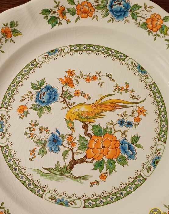 Prato raso da Fabrica de Porcelanas de Sacavém