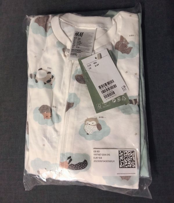 Piżama jednoczęściowa 2-pak H&M