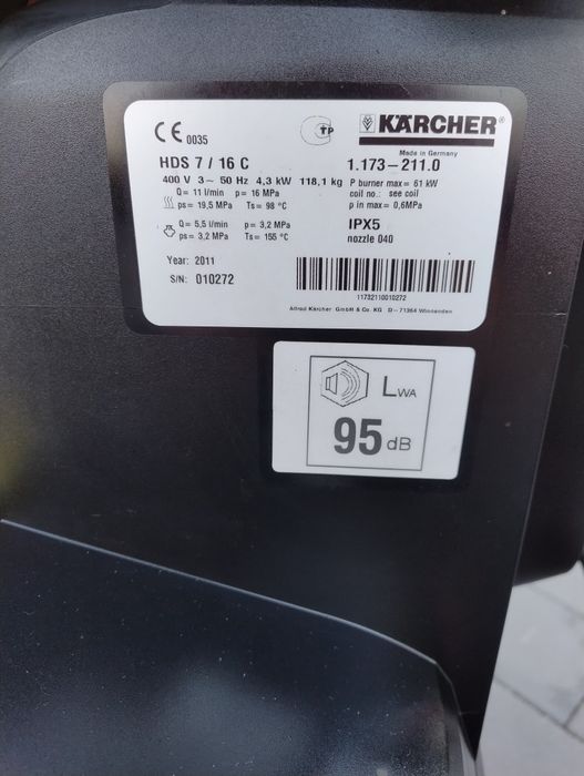 Myjka ciśnieniowa Karcher HDS 7/16 CX