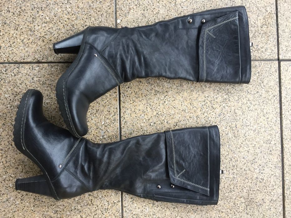 Kozaki ze skóry rozmiar 37