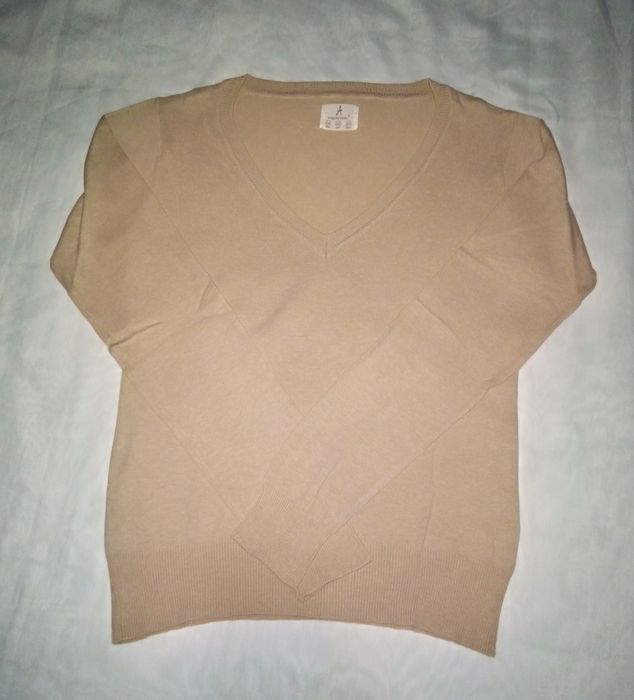 SALDOS - Camisola de Malha Bege