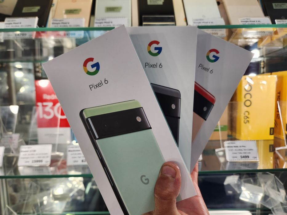 Google Pixel 6 8/128Gb orig EU Black,Seafoam,Coral New Опл. частинами!