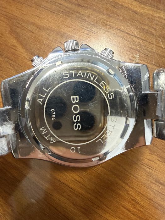 Relógio Hugo Boss Cronógrafo Aço com Mostrador Azul