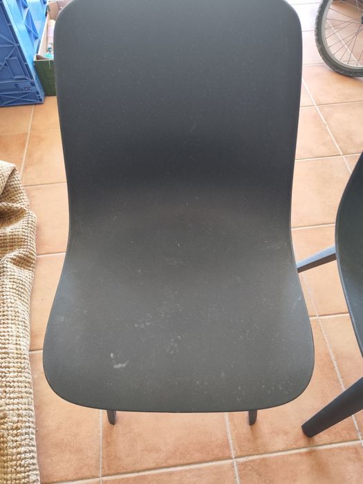4 cadeiras IKEA cinza antracite
