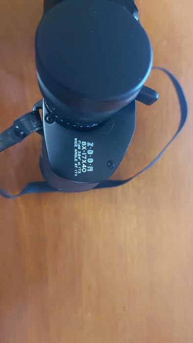 Binóculos Super Zenith Coated Optics 8×–17×40 Zoom + estojo original