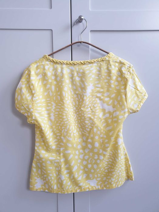 Żółta bluzka koszula t-shirt Boden 36 38