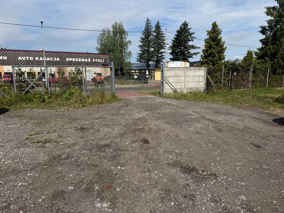 Plac około 1000m2 na wynajem.