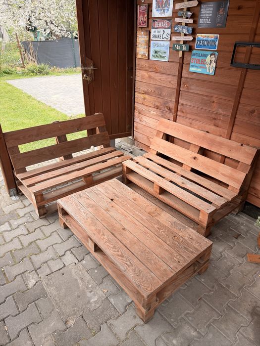 Zestaw mebli z palet