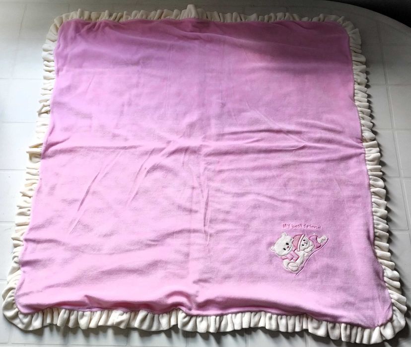 Cobertor Manta Bebé Polar Veludo 80 X 80 cm