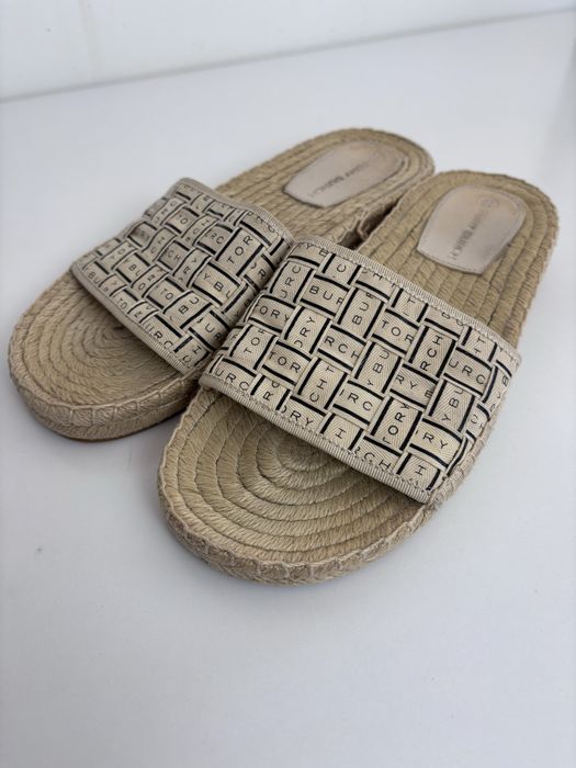 Эспадрильи шлепки tory burch